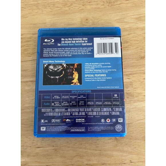 Predator Blu-Ray 1987 Sci-Fi Action Schwarzenegger Carl Weathers Pre-Owned - Picture 2 of 4